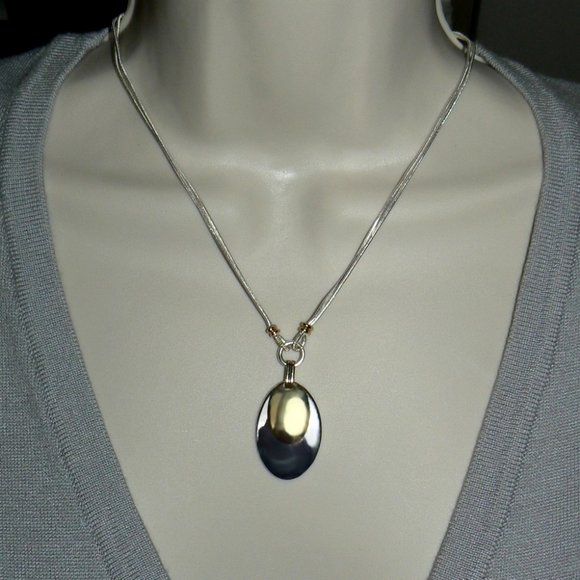 Bandolino Jewelry - BANDOLINO Two Tone Double Necklace NWT